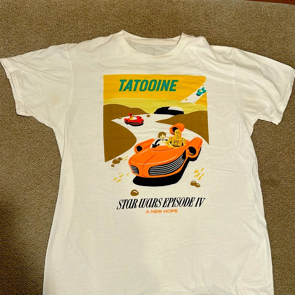 Disney Star Wars Episode IV Mid Century Art Shirt